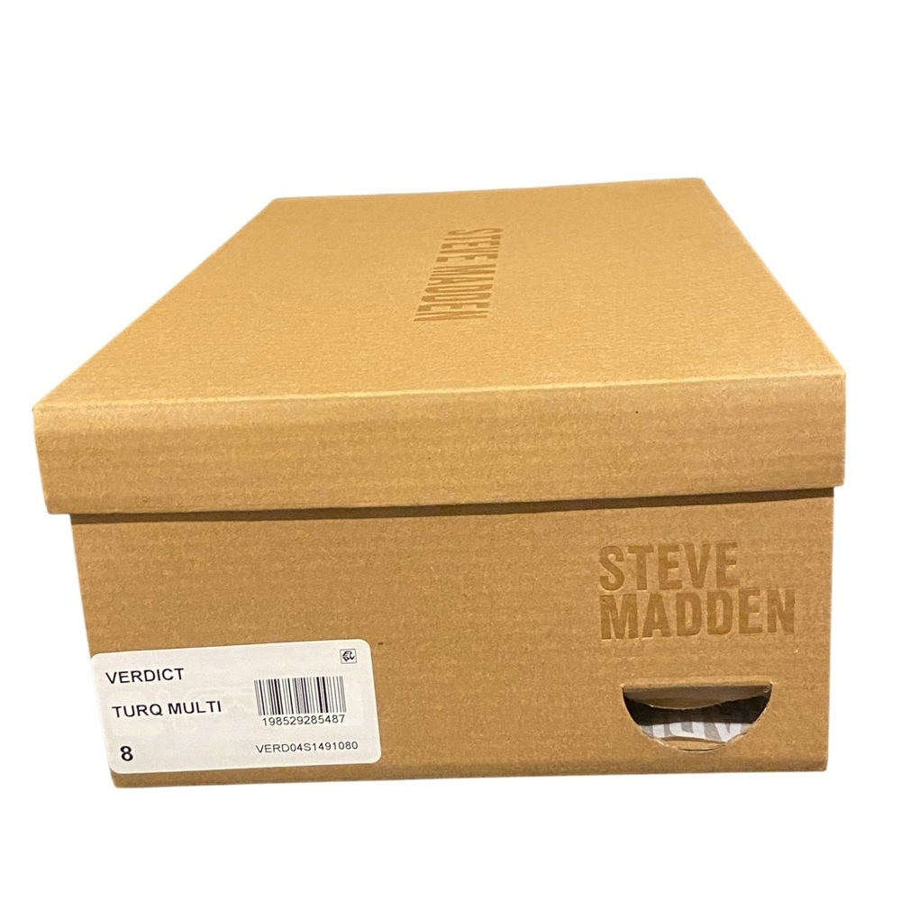Steve Madden Verdict Mesh Sneaker Turquoise Multi Sneaker - Women’s 8 NEW NIB - Picture 13 of 16